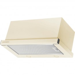 Вытяжка Kuppersberg Slimturbo 60 C, встраиваемая, 60 см, 1500 м³/ч, 3 скорости, механическое управление, освещение 2x2 Вт, 63,4 дБ, угольный фильтр KF-ES (опция).