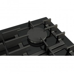 Газовая варочная панель BOSCH PPP6A6I40R, 60 см, закаленное стекло, черная.