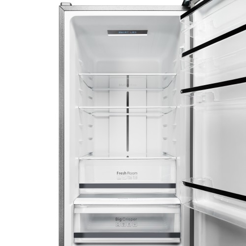 Холодильник Delonghi отдельностоящий 1950x600x658 мм, 344 л, сенсорное управление, Total Frost Free, Fresh Zone, инверторный компрессор