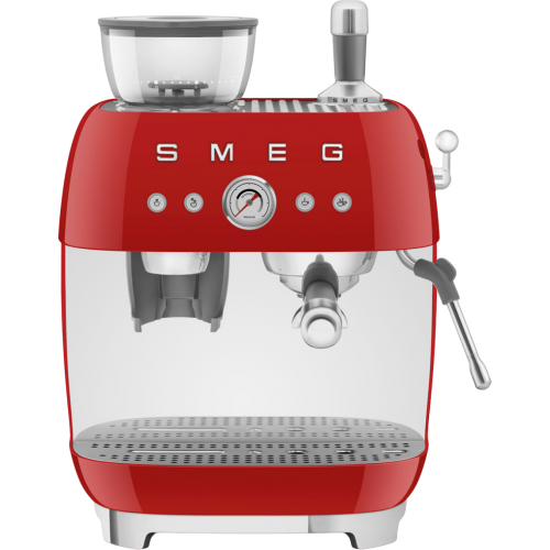 H1: Кофемашина-эспрессо SMEG EGF03RDEU с встроенной кофемолкой, красная - идеальный выбор для настоящих ценителей кофе