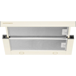 Вытяжка Kuppersberg Slimturbo 60 C, встраиваемая, 60 см, 1500 м³/ч, 3 скорости, механическое управление, освещение 2x2 Вт, 63,4 дБ, угольный фильтр KF-ES (опция).