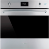 Встраиваемая электрическая духовка SMEG Classica - Многофункциональный духовой шкаф с пиролизом и пароувлажнением, 60 см, 11 функций, нержавеющая сталь.