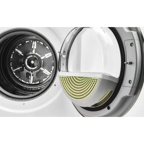 Сушильный автомат ASKO/ Арт. 742839 ; 85 х 59.5 х 76.9, тепловой насос, 10 кг, электронное управление, кнопочные переключатели, дисплей, 14 программ, белый цвет
