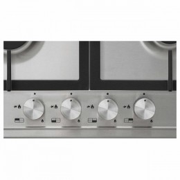 Варочная панель Korting hg 665 cx, 60 см, газ, электроподжиг, газ-контроль, чугунные решетки