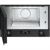 Встраиваемая микроволновая печь SMEG 60 см, 38 см, 6 функций, черное стекло Deep Black
