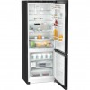 Холодильник LIEBHERR с NoFrost, EasyFresh, 474 л, A++, Black Steel, 201.5 см, 3 контейнера