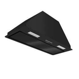 Вытяжка Franke VERA BK 72/ Best, Вытяжка VERA BK 72, 1000 м3/ч, электронное управление, LED освещение, Угольный фильтр Ф-07 (приобретается отдельно), цвет: черный