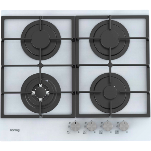 Встраиваемая газовая варочная панель Korting 60 см с 4 конфорками и WOK — стиль и мощность в вашем кухонном пространстве