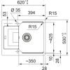 Мойка Franke 114.0595.318/ Best, Мойка UBG 611-62 оникс стоп., ПРО-ВО СЛОВАКИЯ