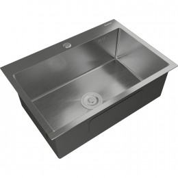 GRANFEST METAL 6545 Inox 1 чаша 600x350x205 врезной монтаж