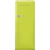 Холодильник SMEG 1530x601x728 мм, однокамерный, стиль 50-х, цвет лайм, объем 270 л, инверторный компрессор, LED освещение