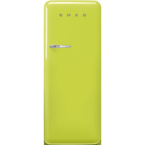 Холодильник SMEG 1530x601x728 мм, однокамерный, стиль 50-х, цвет лайм, объем 270 л, инверторный компрессор, LED освещение