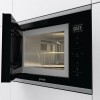 Встраиваемая микроволновая печь Gorenje, 20 л, 5 уровней мощности, гриль, черная, размеры 38x56.8x34 см