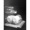 Посудомоечная машина Smeg 45 см — Встраиваемая, 10 комплектов, 8 программ, сенсорное управление, ActiveLight, автоматическое открывание, инверторный мотор