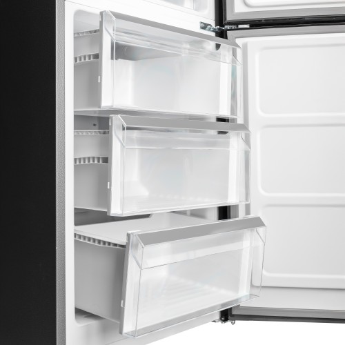 Холодильник Delonghi отдельностоящий 1950x600x658 мм, 344 л, сенсорное управление, Total Frost Free, Fresh Zone, инверторный компрессор
