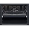 Встраиваемый духовой шкаф ELECTROLUX с паром, 60 см, черное стекло, 72 л, 8 режимов, паровая очистка, телескопические направляющие