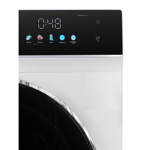 Стиральная машина Delonghi 10.5 кг, 1200 об/мин, инверторный мотор, 14 программ, LED дисплей, глубина 62.8 см