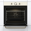 Встраиваемая электрическая духовка GORENJE с полезным объемом 77 л, электронным программатором и паровой очисткой, 300 °С, бежевый цвет