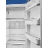 Холодильник SMEG 1530x601x728 мм, однокамерный с морозильной камерой, стиль 50-х, 270 л, синий, инверторный компрессор, LED освещение