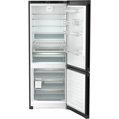 Холодильник LIEBHERR с NoFrost, EasyFresh, 474 л, A++, Black Steel, 201.5 см, 3 контейнера
