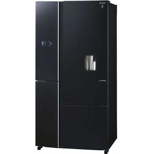 Холодильник Sharp 5-ти дверный, 650 л, No Frost, инверторный компрессор, ионизация воздуха, ВхШхГ 185x90.8x79.6 см