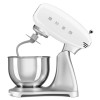 Планетарный миксер SMEG 800 Вт, 4.8 л, 10 скоростей, белый – стиль 50-х годов