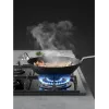 Варочная поверхность Kuppersberg/ Варочная поверхность Kuppersberg, газ, High-Tech, 60 см, автоматический электроподжиг, газ-контроль, SABAF конфорки, чугунные решетки, WOK конфорка, цвет черное стекло, цвет фурнитуры черный