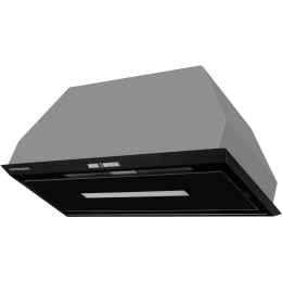 Вытяжка Kuppersberg Intro 70 Black, 70 см, 1500 м³/ч, отвод/рециркуляция, черная