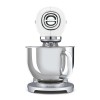 Планетарный миксер SMEG 800 Вт, 4.8 л, 10 скоростей, белый – стиль 50-х годов