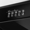Встраиваемая вытяжка MONSHER 40 см, 750 м³/ч, 3 скорости, турбо режим, черный/нержавеющая сталь