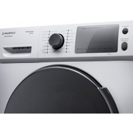 Стиральная машина MAUNFELD mfwm1586wh, 8 кг, инвертор, 15 режимов, LCD дисплей