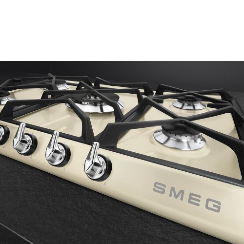 Встраиваемая газовая панель SMEG Victoria 70 см кремовая - идеальное решение для вашей кухни