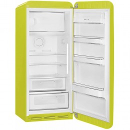 Холодильник SMEG FAB28RLI6, 270 л, однокамерный, морозильная камера, инверторный компрессор, LED, цвет лайм.