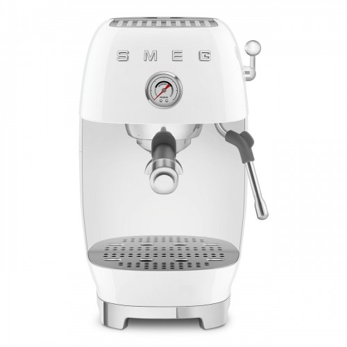 Рожковая эспрессо кофемашина SMEG 50-х, 15 бар, капучинатор, 1.4 л, двойной/одинарный эспрессо