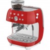H1: Кофемашина-эспрессо SMEG EGF03RDEU с встроенной кофемолкой, красная - идеальный выбор для настоящих ценителей кофе