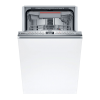 Встраиваемая посудомоечная машина Bosch 45 см, 10 комплектов, электронное управление, дисплей, А+, 46 дБ, белая
