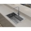 H1: Врезная мойка GRANFEST METAL 6545 из нержавеющей стали 600x350x205 мм - качественный выбор для вашей кухни
