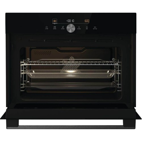 Духовой шкаф Gorenje с функцией СВЧ, 50 л, сенсорный программатор IconLED+, черный