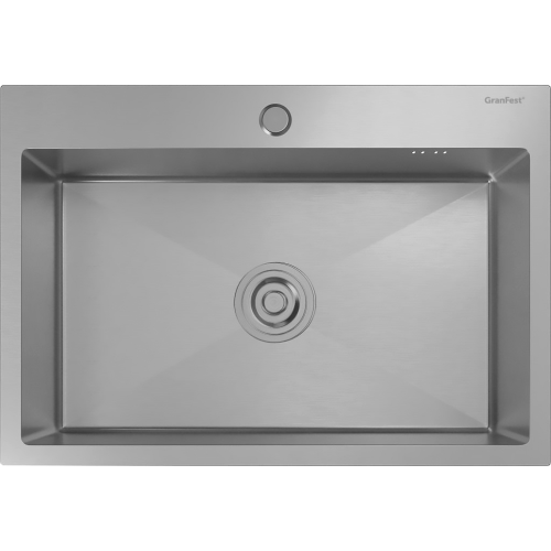 H1: Врезная мойка GRANFEST METAL 6545 из нержавеющей стали 600x350x205 мм - качественный выбор для вашей кухни