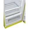 Холодильник SMEG 1530x601x728 мм, однокамерный, стиль 50-х, цвет лайм, объем 270 л, инверторный компрессор, LED освещение