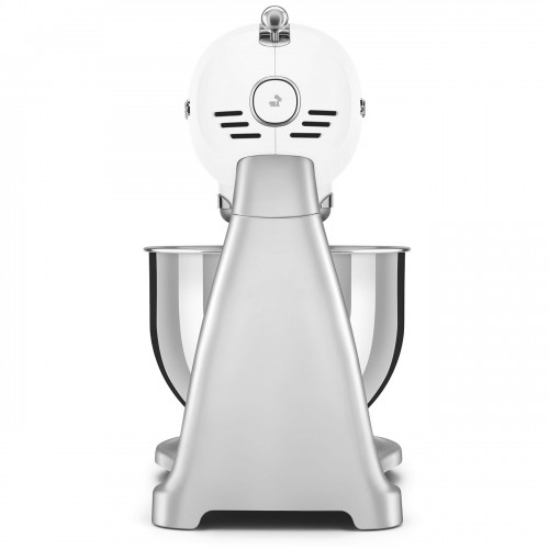 Планетарный миксер SMEG 800 Вт, 4.8 л, 10 скоростей, белый – стиль 50-х годов