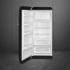Холодильник SMEG 60 см, однодверный, 270 л, стиль 50-х годов, черный, с морозильной камерой и LED подсветкой