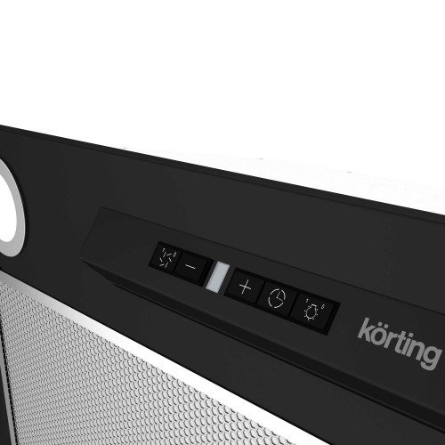 Встраиваемая вытяжка Korting 90 см, 800 м³/ч, 3 режима, черная - купить в интернет-магазине