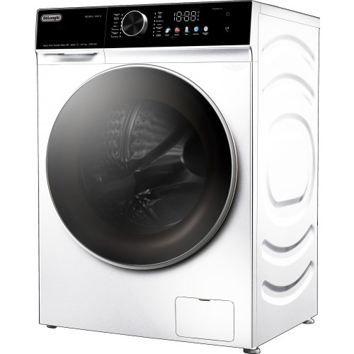 Стиральная машина Delonghi 10.5 кг, 1200 об/мин, инверторный мотор, 14 программ, LED дисплей, глубина 62.8 см