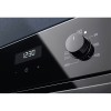 Встраиваемый духовой шкаф ELECTROLUX с паром, 60 см, черное стекло, 72 л, 8 режимов, паровая очистка, телескопические направляющие