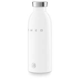 Термобутылка SMEG, стиль 50-х г.г., объем 500 мл, двойные стенки, поддержание тепла до 12 часов, поддержание холода до 24 часов, цвет белый