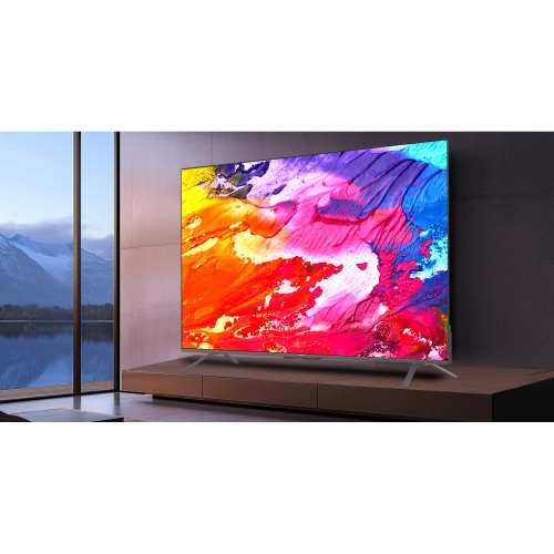 60", Ultra HD, QLED, 300Nit, Google TV, DVB-T2/C/S2, 2.0 ch Sound 10W*2 Dolby Atmos, 120Hz, 3 HDMI, 2 USB, Digital Audio Output, LAN, Composite output, CI, Выход для наушников, 2 Pole, 2025
