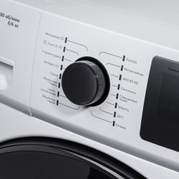 Стиральная машина MAUNFELD mfwm1586wh, 8 кг, инвертор, 15 режимов, LCD дисплей