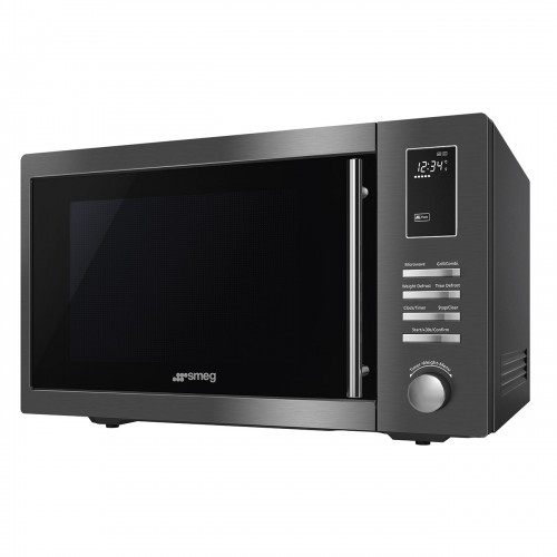 Микроволновая печь SMEG, 25 л, 900 Вт, черная - Отдельностоящая модель для вашей кухни