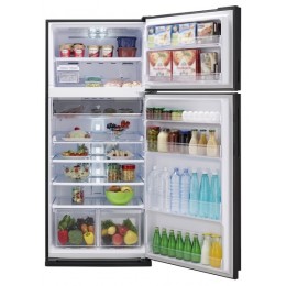 Холодильник Sharp sjxe55pmbk, 1750x800x735, No Frost, 536 л, инверторный компрессор, ионизация, быстрое замораживание, A+